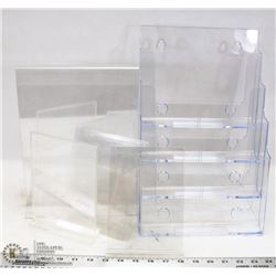 7PC PAMPHLET  ACRYLIC TIER DISPLAYS
