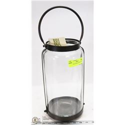 NEW HEAVY PATIO GLASS LANTERN