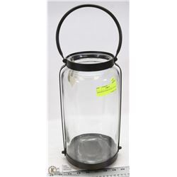 NEW HEAVY PATIO GLASS LANTERN