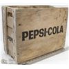 Image 1 : VINTAGE WOOD CRATE PEPSI COLA