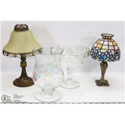 LOT OF 4 PARTYLITE CANDLE HOLDERS