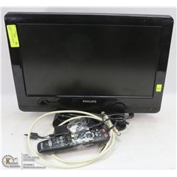 18" PHILIPS TV WITH REMOTE & CORDS