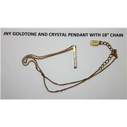 14 - JNY STAMPED GOLD TONE &