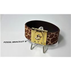 18 - FOSSIL LEATHER LEOPARD PRINT