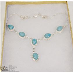 #62-CARIBBEAN GEMSTONE NECKLACE
