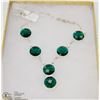 #25-CHROME DIOPSIDE GEMSTONE NECKLACE