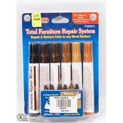 NEW 12PC TOTAL FURNITURE REPAIR SYSTEM