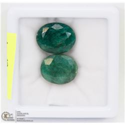 #14-NATURAL GREEN EMERALD LOOSE GEMSTONE 21CT