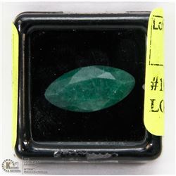 #19-NATURAL GREEN EMERALD LOOSE GEMSTONE 6.5CT