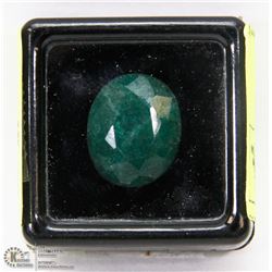 #17-NATURAL GREEN EMERALD LOOSE GEMSTONE  9.5CT