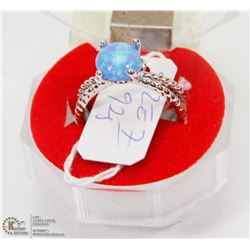 #52- AUSTRALIAN TRIPLE FIRE OPAL RING