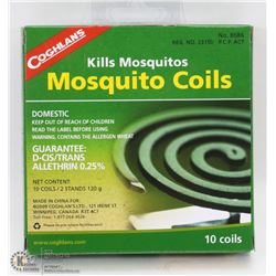 NEW COGHLAN'S 10 MOSQUITO COILS