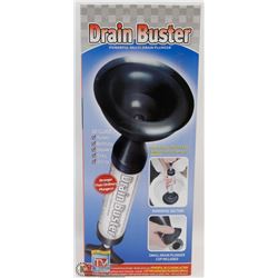 NEW DRAIN BUSTER - POWERFUL MULTI-DRAIN PLUNGER