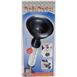 NEW DRAIN BUSTER - POWERFUL MULTI-DRAIN PLUNGER
