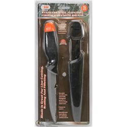 NEW STAINLESS STEEL FLOATING FISHING KNIFE