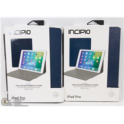SET OF 2 NEW INCIPIO IPAD PRO FOLIO WITH MAGNETIC