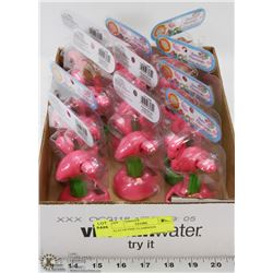 FLAT OF PINK FLAMINGOS