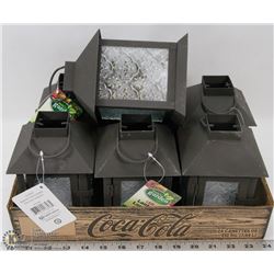 FLAT OF 7 GARDEN LANTERNS (NEW)