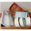 Image 1 : BOX OF DISHWARE INCLUDING RECIPE BOOK
