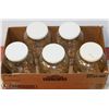 Image 1 : LARGE  BOX OF 5 LARGE GLASS JARS