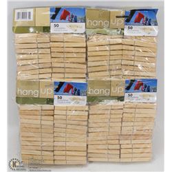 BUNDLE OF CLOTHES PINS -8 PACKAGES