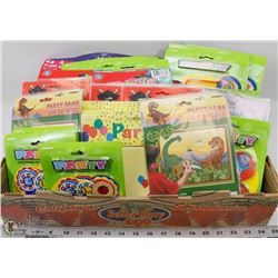 FLAT OF PARTY TOYS