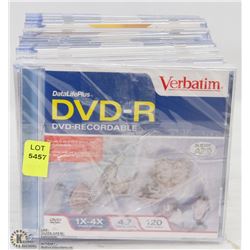 BUNDLE OF DVD-R BLANK DISCS