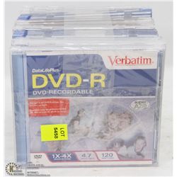 BUNDLE OF DVD-R BLANK DISCS