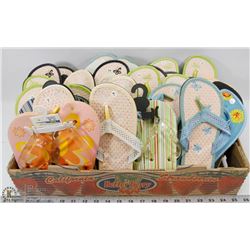 FLAT OF YOUTH AND ADULT FLIP FLOPS