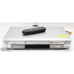 PANASONIC DVD PLAYER WITH REMOTE.