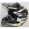 Image 1 : THOR MOTORCROSS HELMET, SILVER COOL,