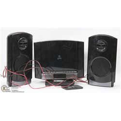 ONN BOOKCASE STEREO WITH REMOTE