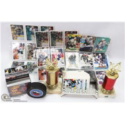 LOT OF ESTATE HOCKEY CARDS COLLECTION AND