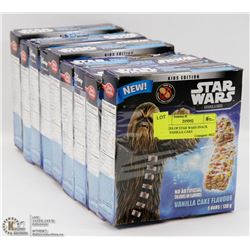9 BOXES OF STAR WARS SNACK BARS VANILLA CAKE