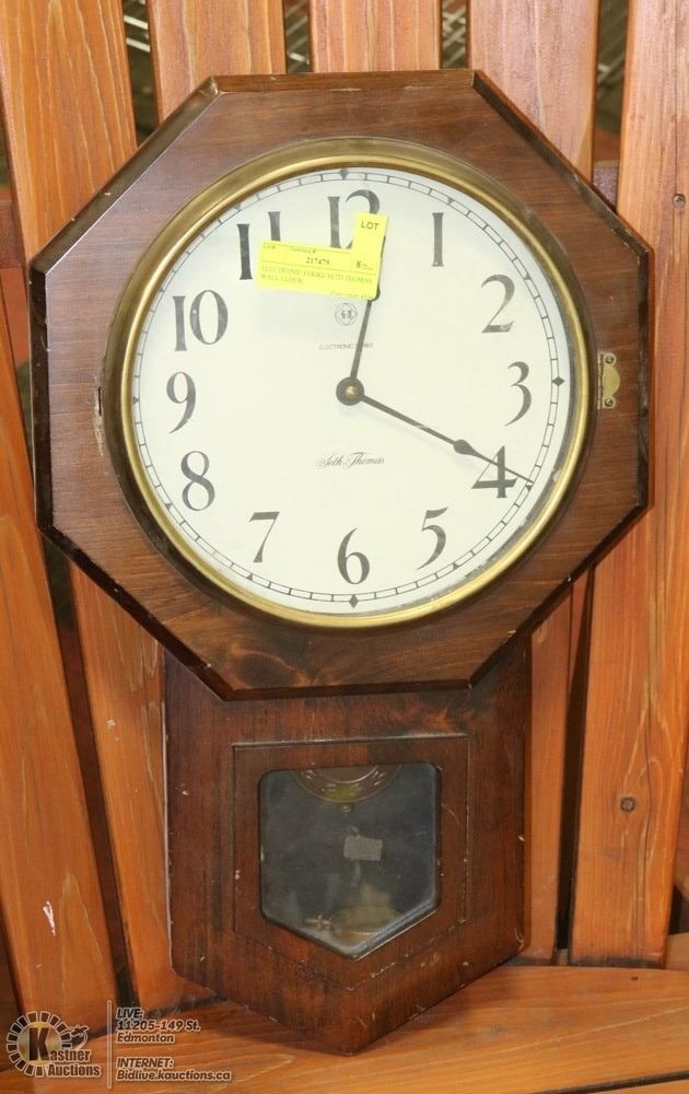 ELECTRONIC STRIKE SETH THOMAS WALL CLOCK electronic-strike-seth-thomas-wall-clock