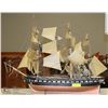 Image 1 : LARGE USS CONSTITUTION MODEL BOAT (ASSEMBLED)