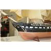 Image 3 : LARGE USS CONSTITUTION MODEL BOAT (ASSEMBLED)