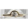 Image 1 : 4) 14KT YELLOW GOLD DIAMOND RING