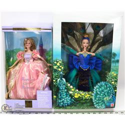 LOT OF 2 COLLECTOR BARBIES INCL RAPUNZEL & BIRDS