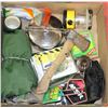 Image 1 : BOX W/CAMPING SURVIVAL GEAR INCL. SINGLE
