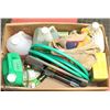 Image 1 : BOX W/DECK CLEANER, GARDEN FERTILIZER,