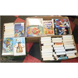 COLLECTION OF OVER 100 VHS TAPES INCL. STAR WARS,