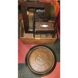 METAL FOLD UP SHELF WITH HANGING MIRROR 26'X18"