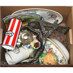 BOX OF ANTIQUE TREASURES