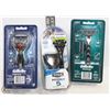Image 1 : LOT OF 3 ASSORTED RAZORS WITH REFILLS