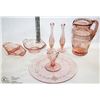 Image 1 : 6PC PINK DEPRESSION GLASS SET