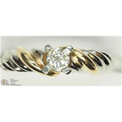 29) 14KT GOLD DIAMOND RING