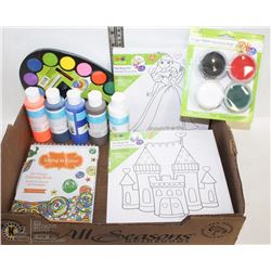 NEW ART SUPPLIES - ART THERAPY COLOURING BOOKS,