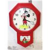 Image 1 : MICKEY MOUSE WALL CLOCK PLUG IN