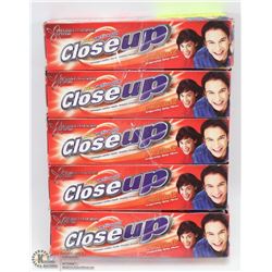 BUNDLE OF 5 RED HOT FLAVOR ACTIVE GEL CLOSE UP